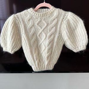 Zara cropped SWEATER size small